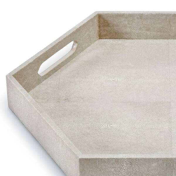 Shagreen Hex Tray